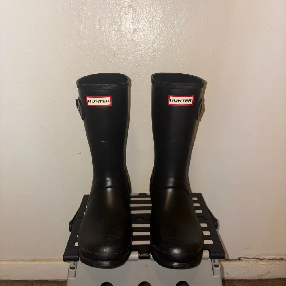 Hunter Black Rain Boots